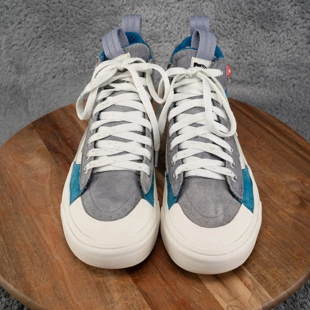 VANS Sk8 Hi MTE 2.0 DX Mens Sz 5 Womens 6.5 Blue Gray Marshmallow White 4P3I2UQ